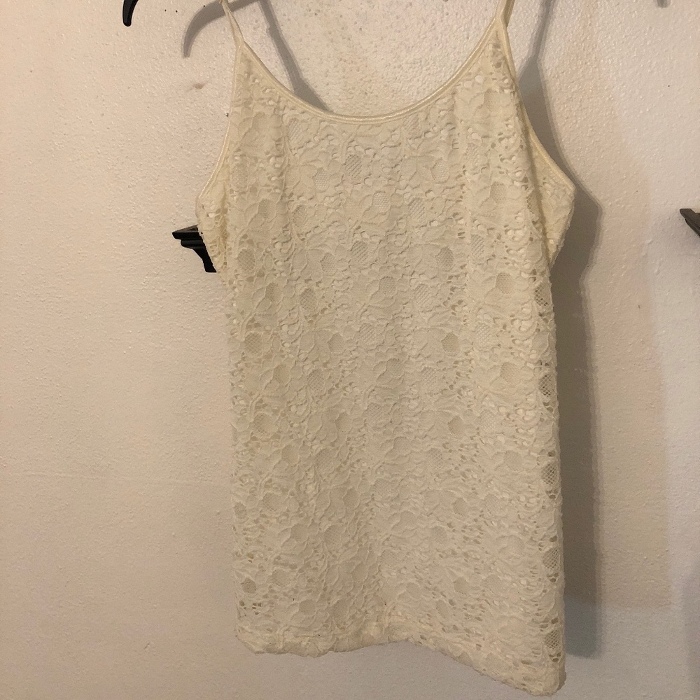 White tank top